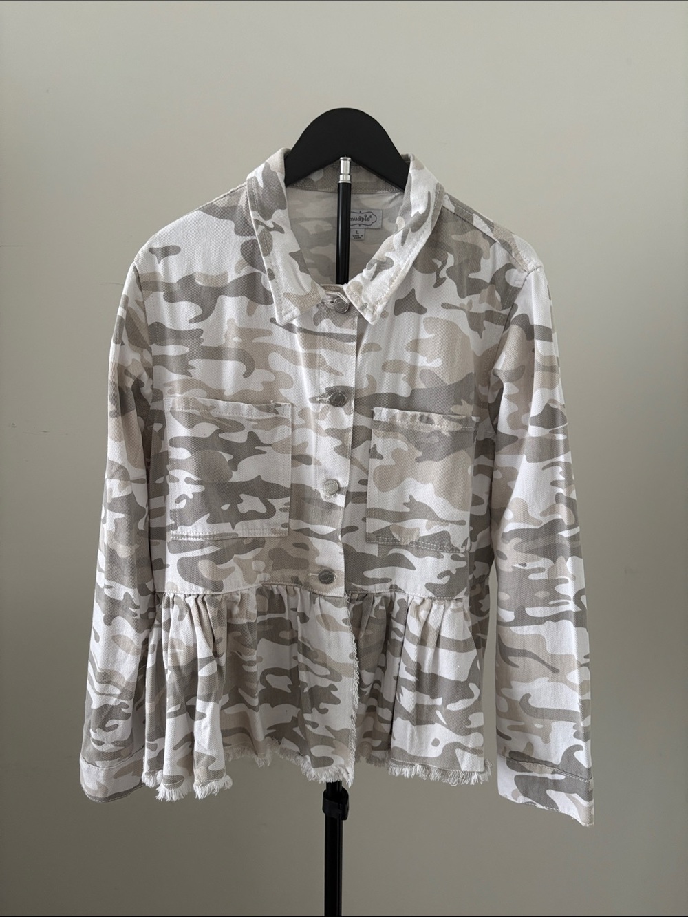 Mudpie Women’s Peplum Jean Jacket